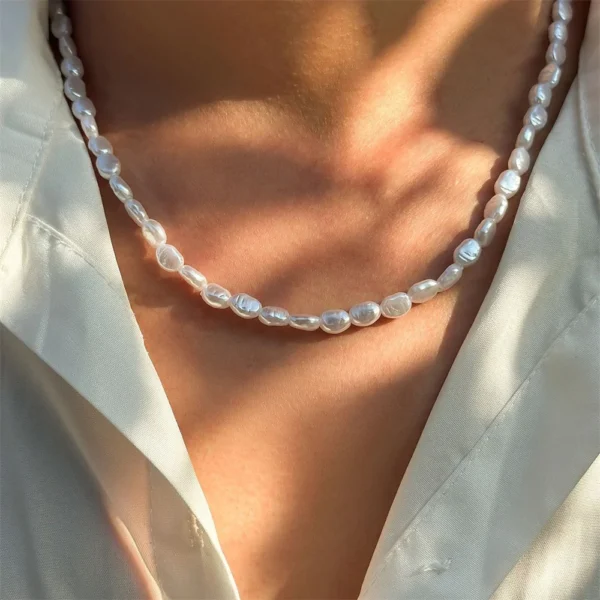 Baroque Alien Pearl Necklace