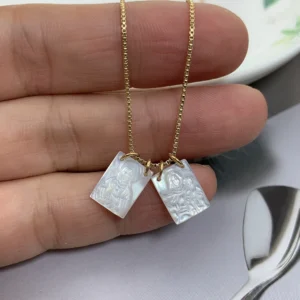 Catholic Mother of Pearl Necklaces