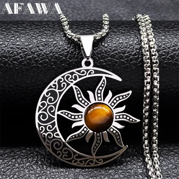 Witch Moon & Sun Necklace