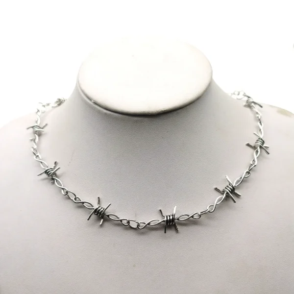 Bramble Iron Wire Choker Necklace